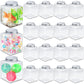 Plastic Fish Bowl Candy Jar with Lids - 20 Pack, 17oz