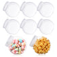 Plastic Candy Jars with Lids - 8 pcs, 25 oz