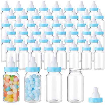 Blue Mini Plastic Candy Bottle - 48 Pcs, 4.5 Inch